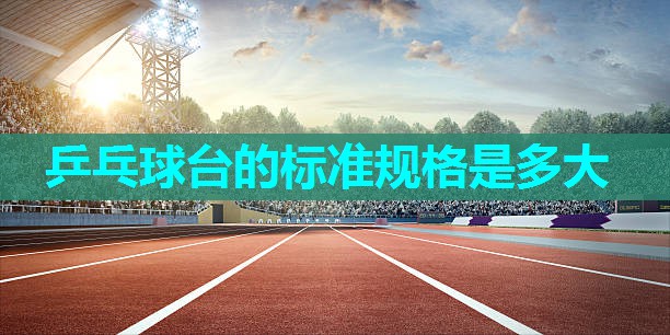 乒乓球台的标准规格是多大