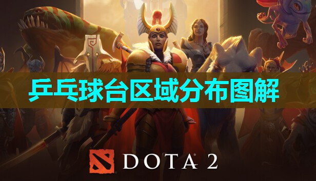 乒乓球台区域分布图解