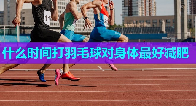 什么时间打羽毛球对身体最好减肥