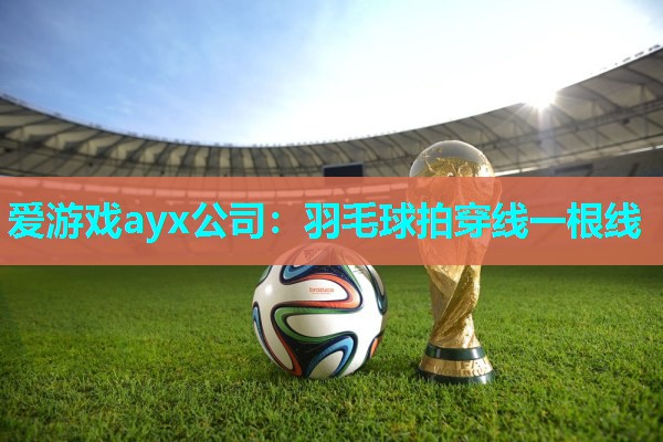 爱游戏ayx公司：羽毛球拍穿线一根线