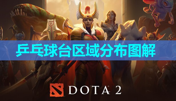 乒乓球台区域分布图解