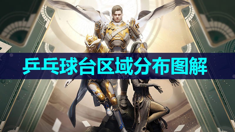 乒乓球台区域分布图解
